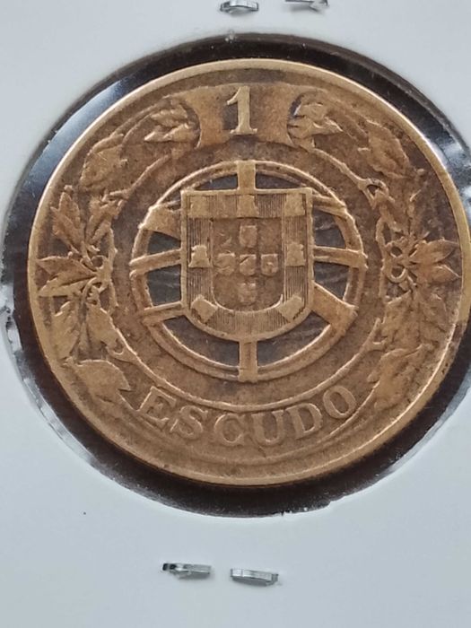 Moeda de 1 escudo de 1924, em bronze