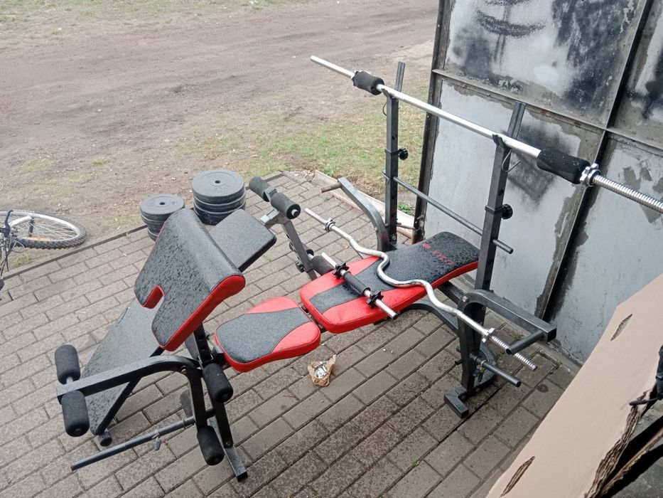 Siłownia zestaw  + 75kg obciążenia