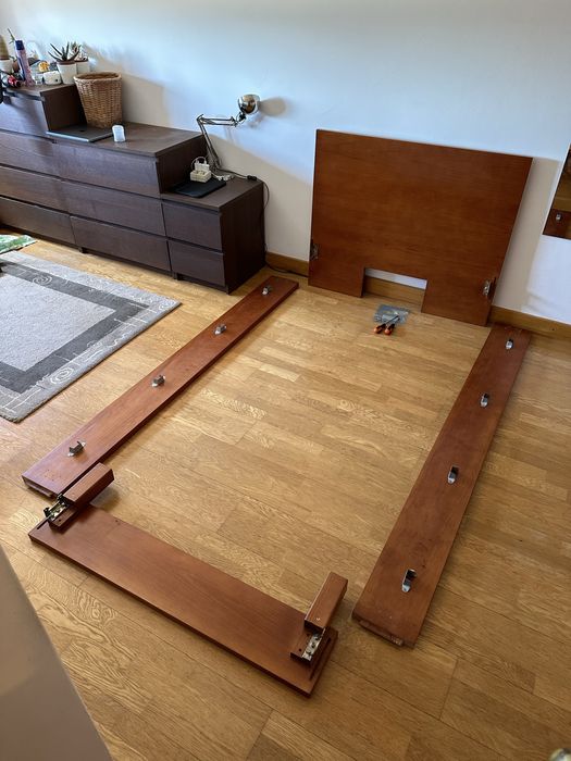Cama 1x1,95 c/s colchao