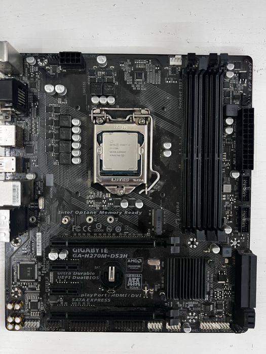 Комплект Intel Core i7-7700 + Gigabyte GA-H270M-DS3H