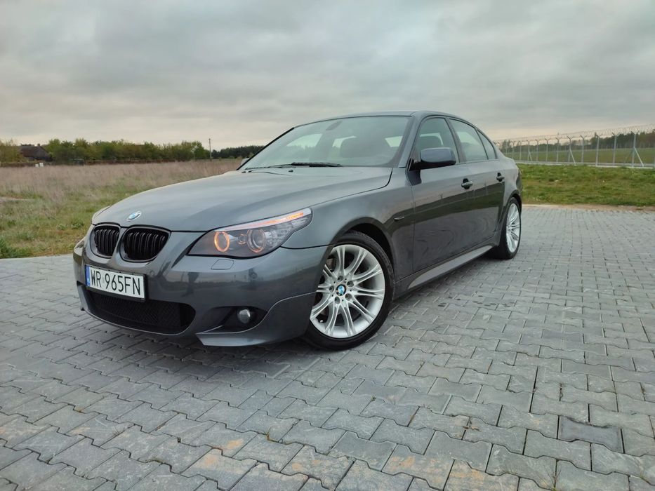 BMW Seria 5 BMW E60 LCI 525i 3.0 Benzyna 218KM Mpakiet Dociągi Head Up