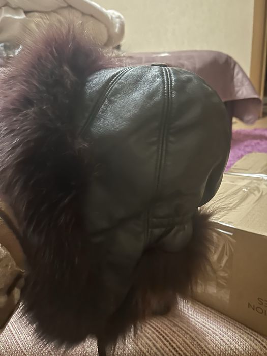 Шапка ушанка з хутра