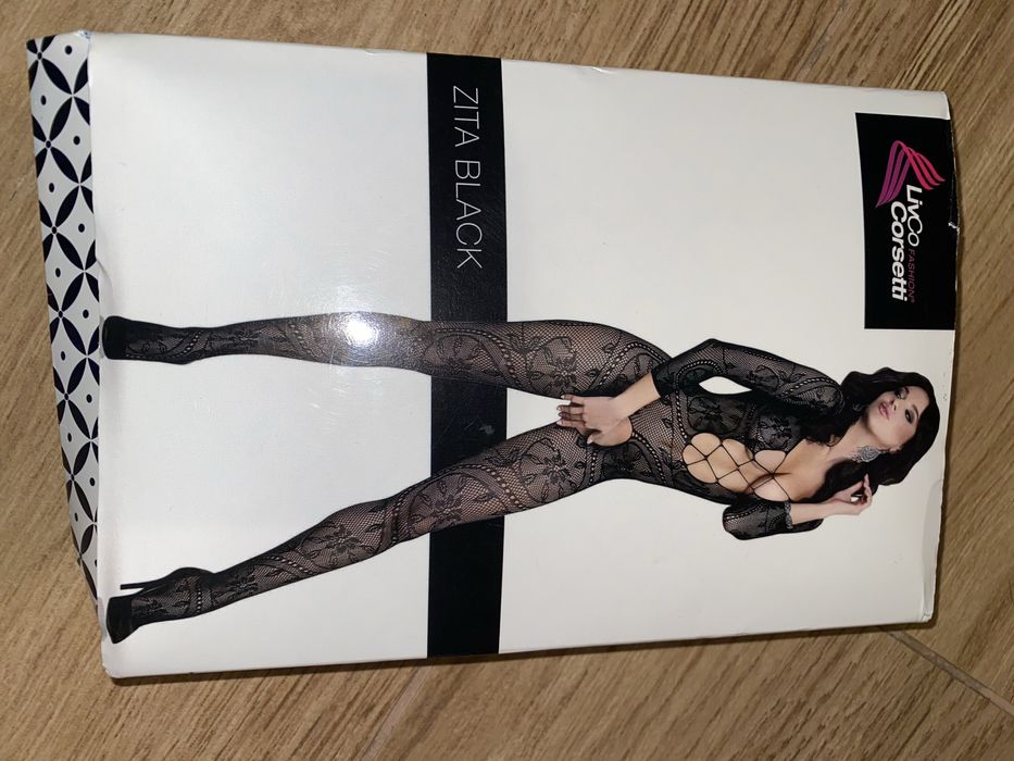Sprzedam  czarne body LivCo Corsetti Zita nowe