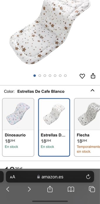 Almofada bebe para assento de carrinho de bebe e assento de carro
