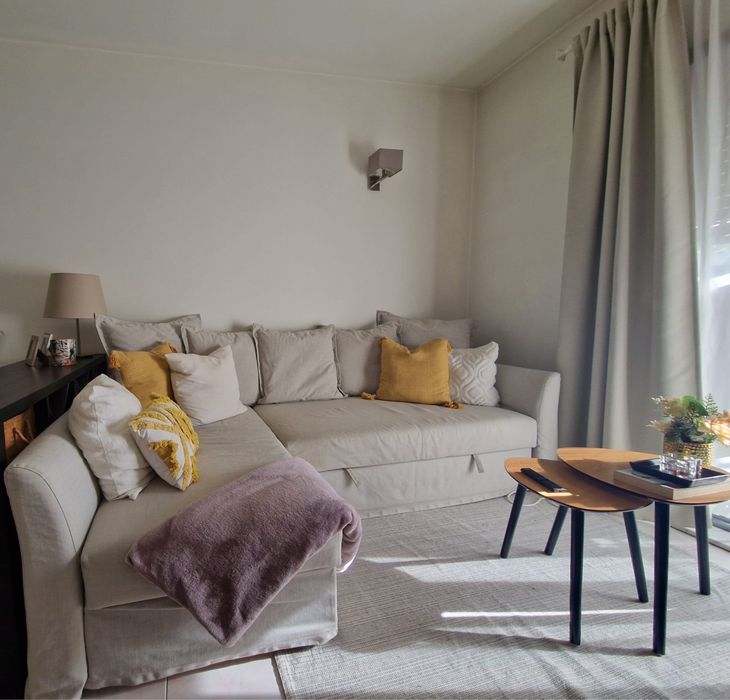 Sofa-cama sala bege