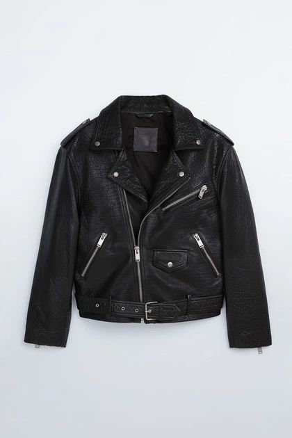Шкіряна куртка косуха Zara