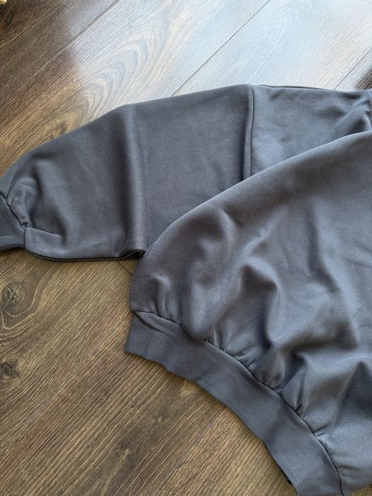 Худі Boxy Fit Сіре Оверсайз Широке Худі Baggy YZY Yeezy Gap Y2K SK8