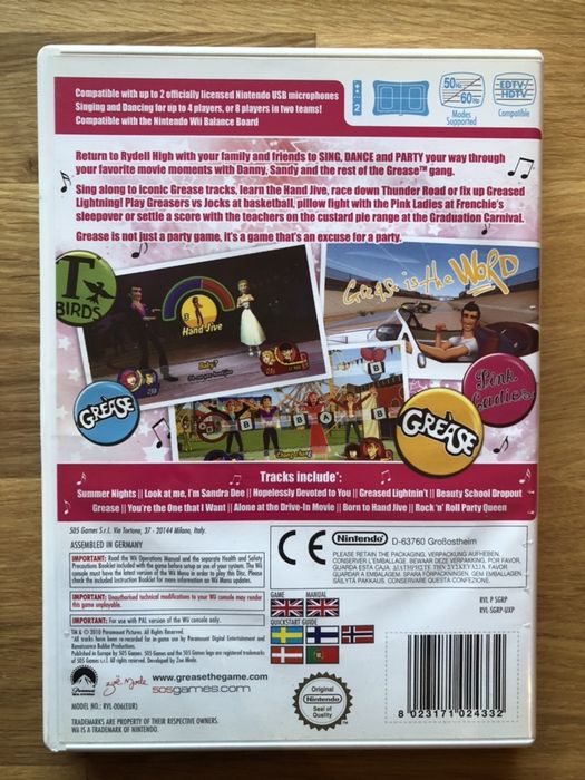 Jogo Nintendo WII: Grease