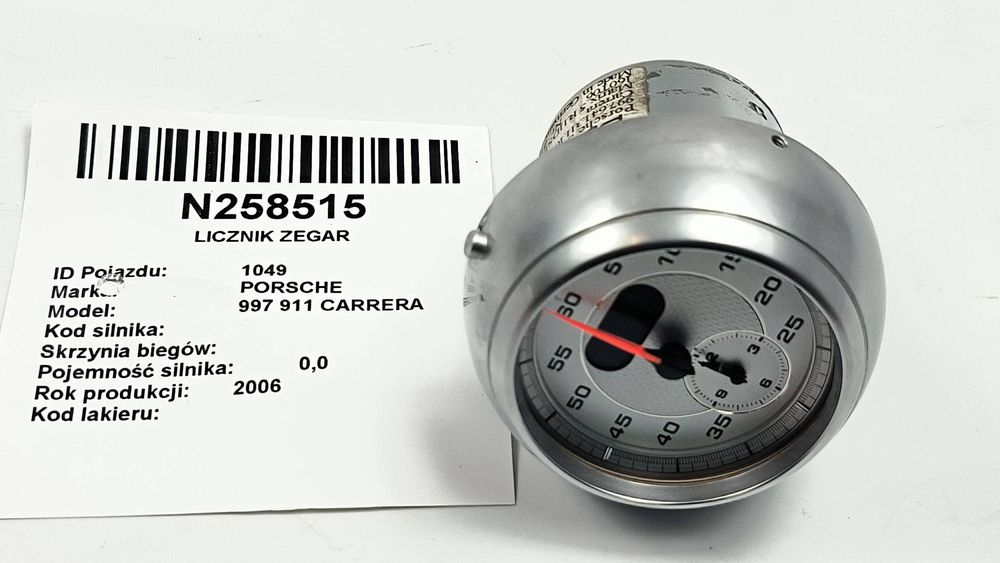 Porsche 911 997 Carrera 2006 sedan 99764131110 Zegar