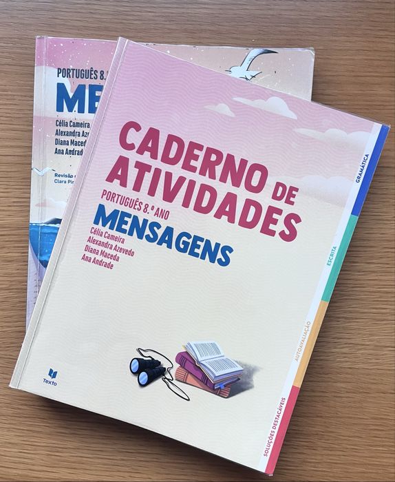 Manual e Caderno de Atividades de Português – 8.º Ano