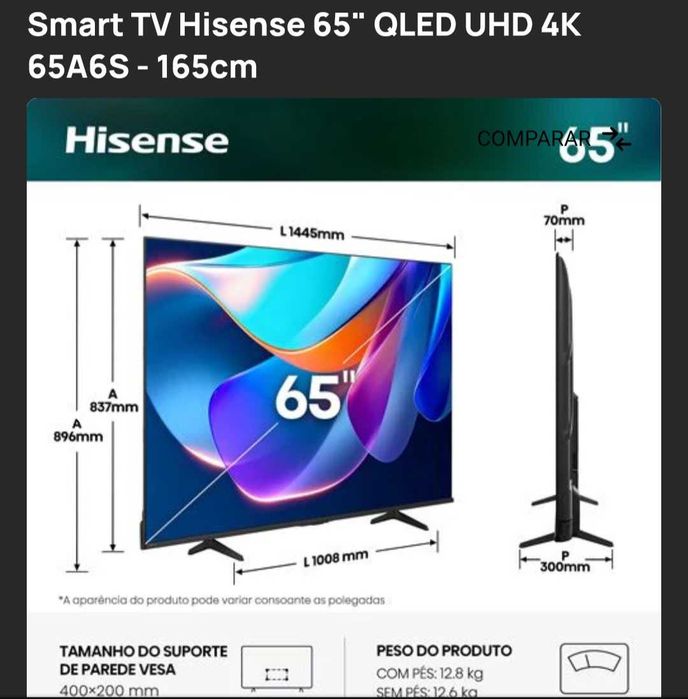 Smart tv , usada