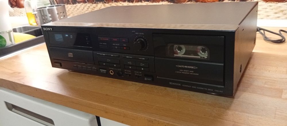 Sony kombajn CD plus deck TXD-R11 kolekcjonerski