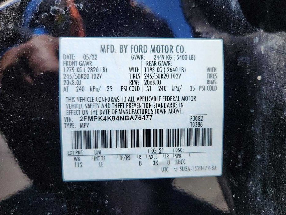 2022 Ford  Edge  TITANIUM