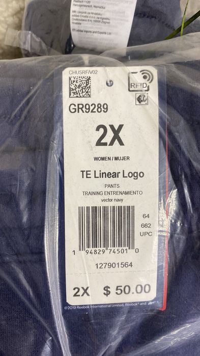 Жіночі штани батал сток опт reebok теплі великі розміри