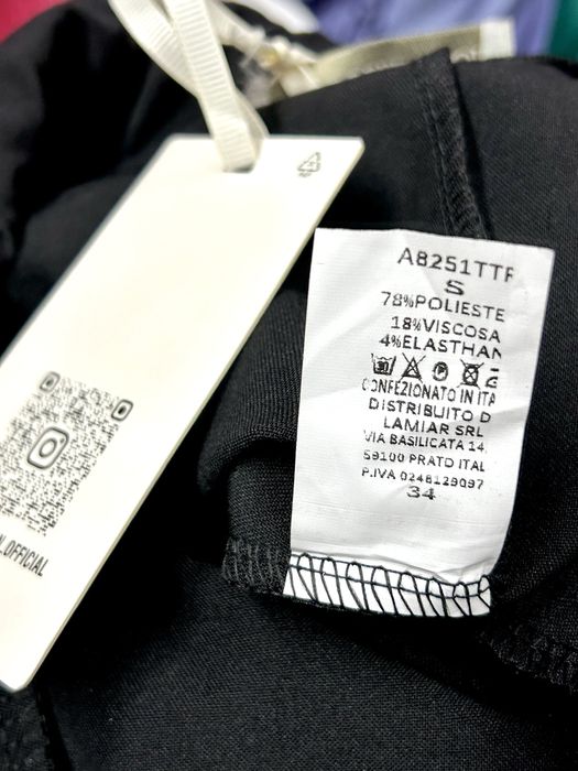 Брюки тёплые палаццо классика, чёрные, Италия, XS-M