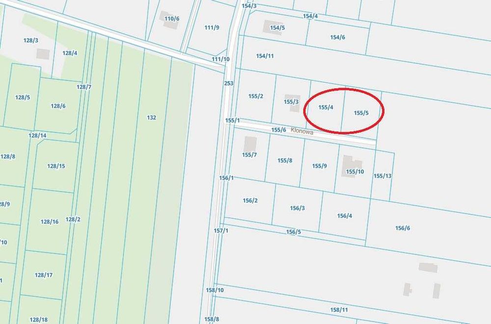 Działki  budowlane na sprzedaż 8 km od Siedlec