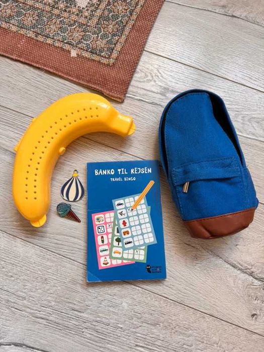 Zestaw rzeczy z tigera do szkoły- opakowanie na banana, piórnik