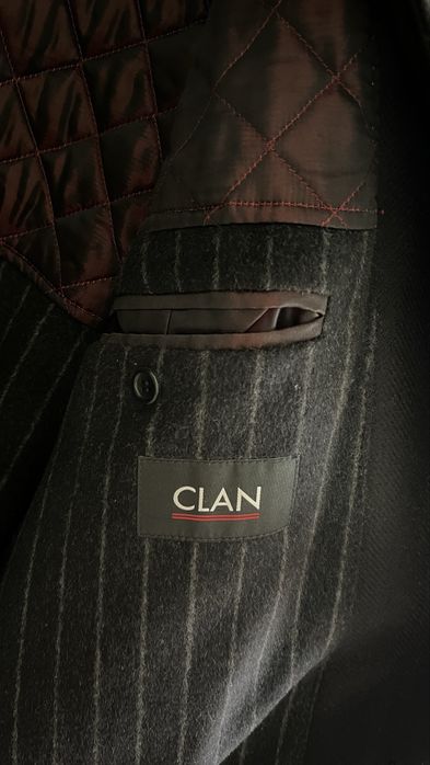 Итальянское пальто CLAN мужское в хорошем состоянии