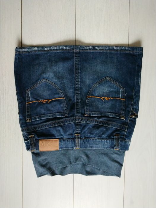 Джинсова спідниця для вагітних 28 розмір