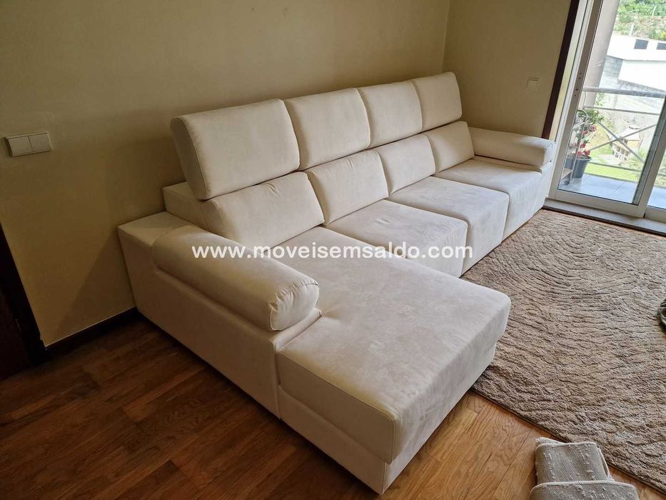 Sofá Chaise Longue Ref.ª Coritiba - Todas as medidas e cores