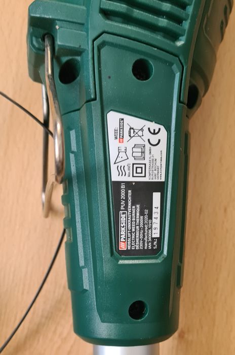 Wypalarka opalarka do chwastów Parkside PUV 2000 B1