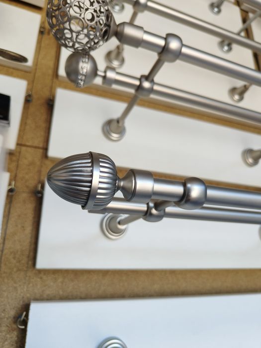 Карниз для штор, цвет Сатин