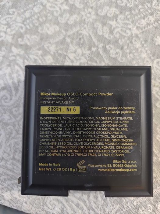Puder Bikor podkład w kompakcie nr 6