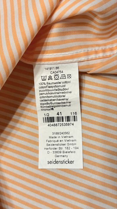 SEIDENSTICKER Koszula Męska roz. 16/41 - NOWA