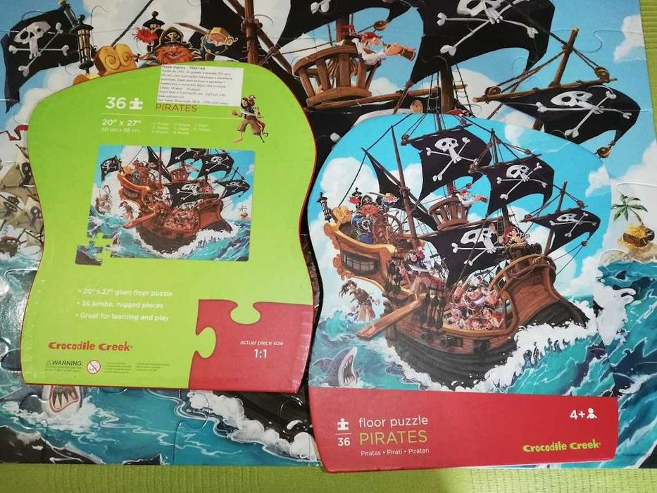 Puzzles infantis em bom estado