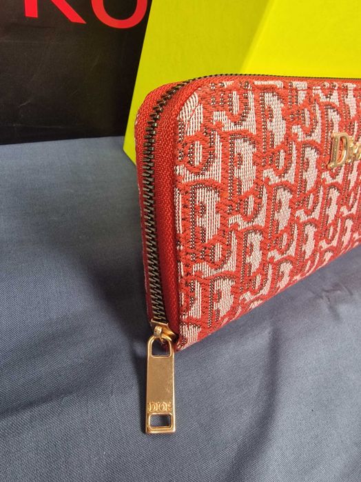 Damski portfel duży Christian Dior wzory premium CD