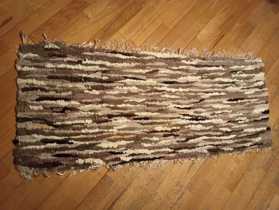 Tkany dywaniki z owczej wełny 150×60