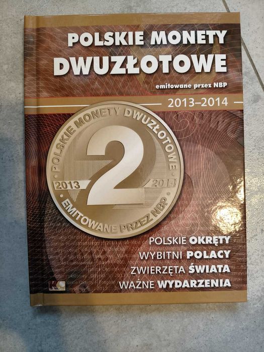 Album z monetami 2zł rocznik 2013-14 Zestaw monet