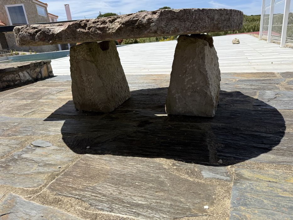 Cachorros em pedra