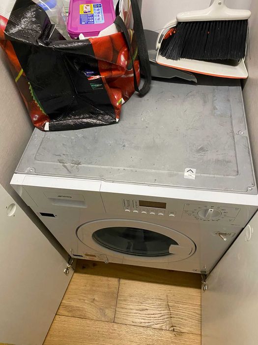 Máquina de Lavar Roupa de Encastre Smeg LST107-2 Branca 7 KG