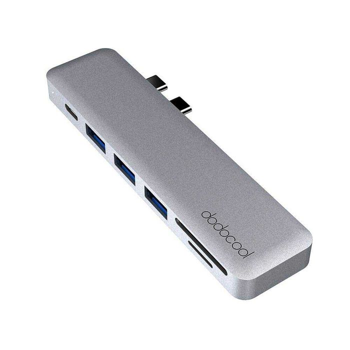 Dodocool DC53GY-1 Hub 7w1 USB-C HDMI 4K SD Macbook