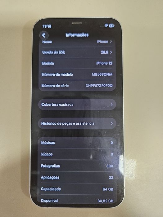 Iphone 12 com caixa+capas-Ler descricao