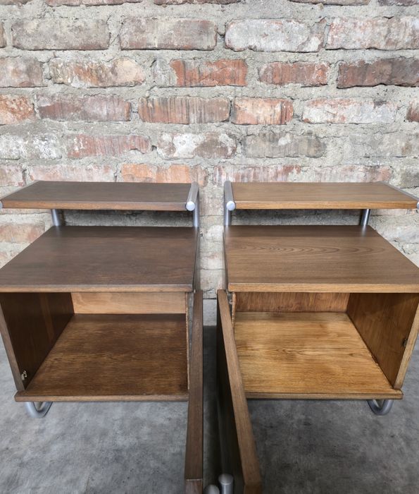 Szafki nocne/komódki vintage bauhaus loft po całkowitej renowacji