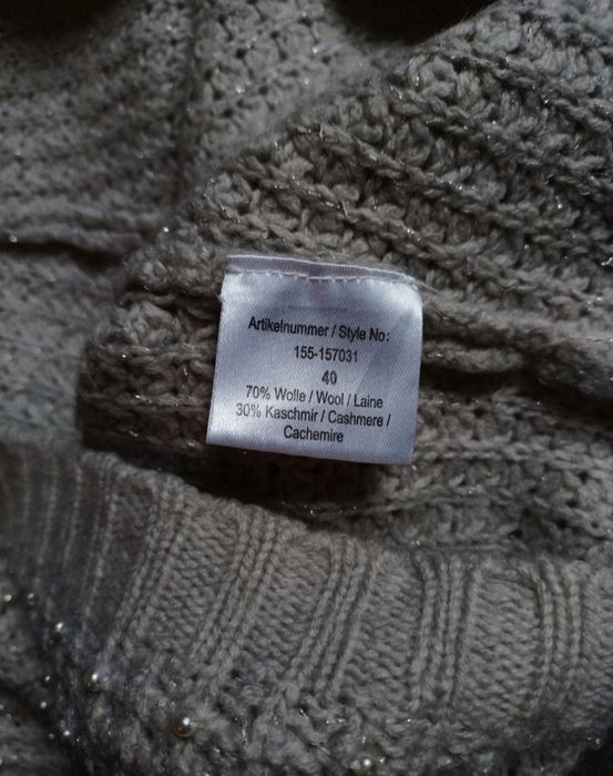 Sweter kaszmir wełna Princess