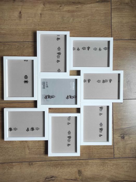 ikea VÄXBO Rama na 8 zdjęć, biały, 13x18 cm