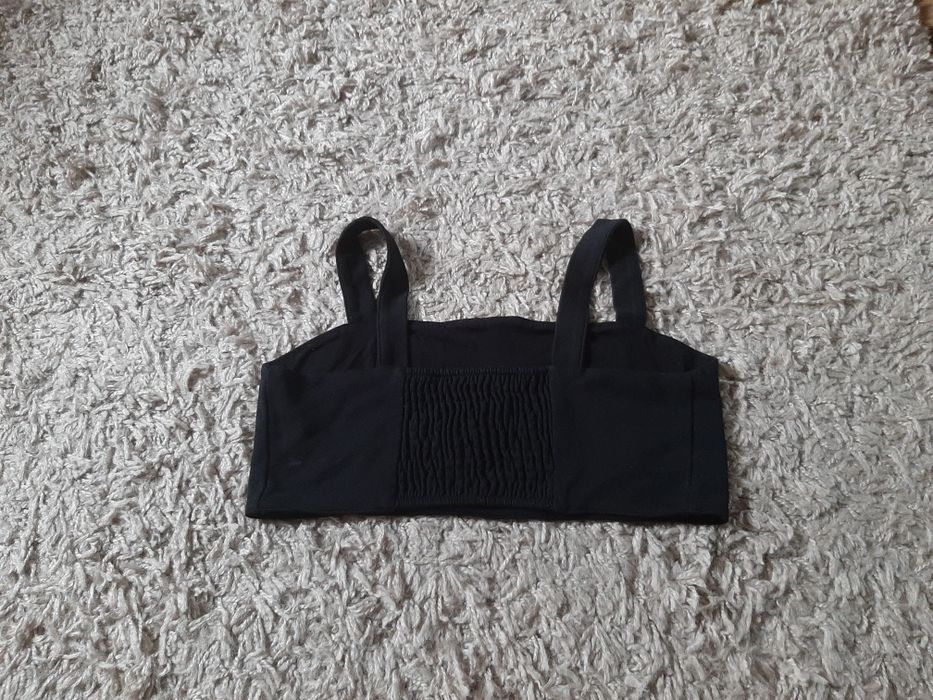 New Look Czarny Top Biustonosz 44
