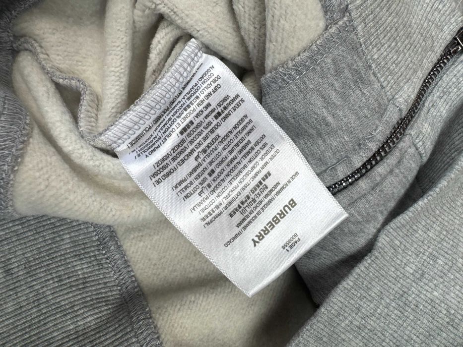 ‼️РОЗПРОДАЖ‼️ Зип Худи Burberry сіра кофта барбері зіпка