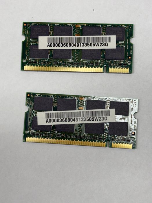 kit 4GB de memória RAM Hynix para portátil, modelo HYMP125S64CP8-S6 AB.