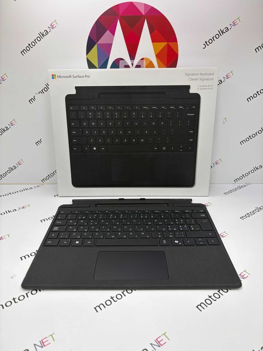 Клавиатура Keyboard Microsoft Surface Pro 8, 9, 10, 11, X Black Alcantara Model 1864
