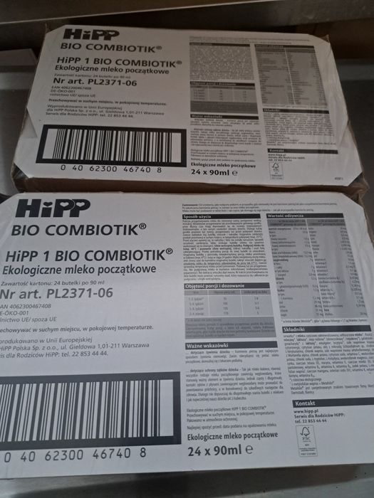 Mleko HiPP 1 bio combiotik 96 sztuki