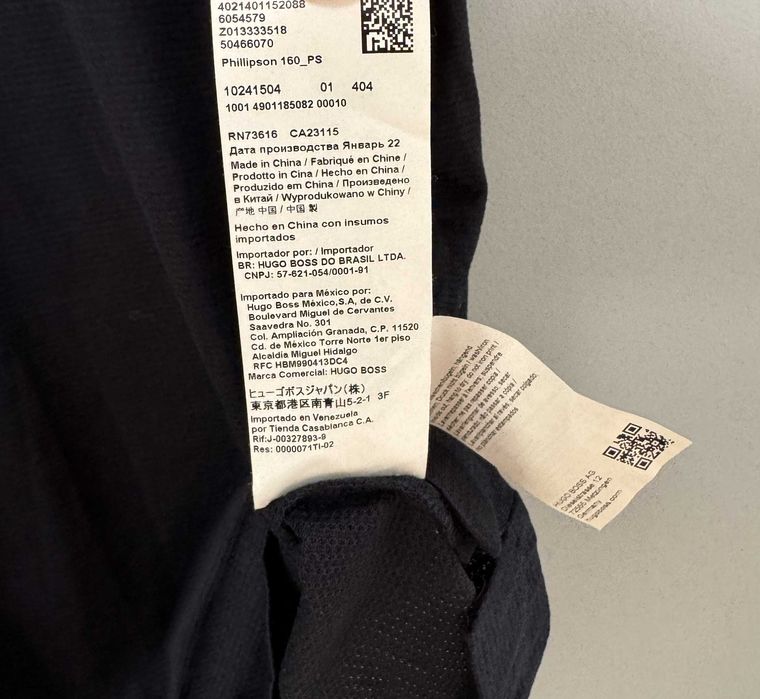 Porsche Design BOSS Polo Shirt Men’s Slim Fit Navy Size L Koszulka Polo