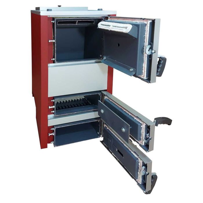 Kocioł, piec MPM WOOD Plus 14 kW - Ecodesign - zgazowujący drewno