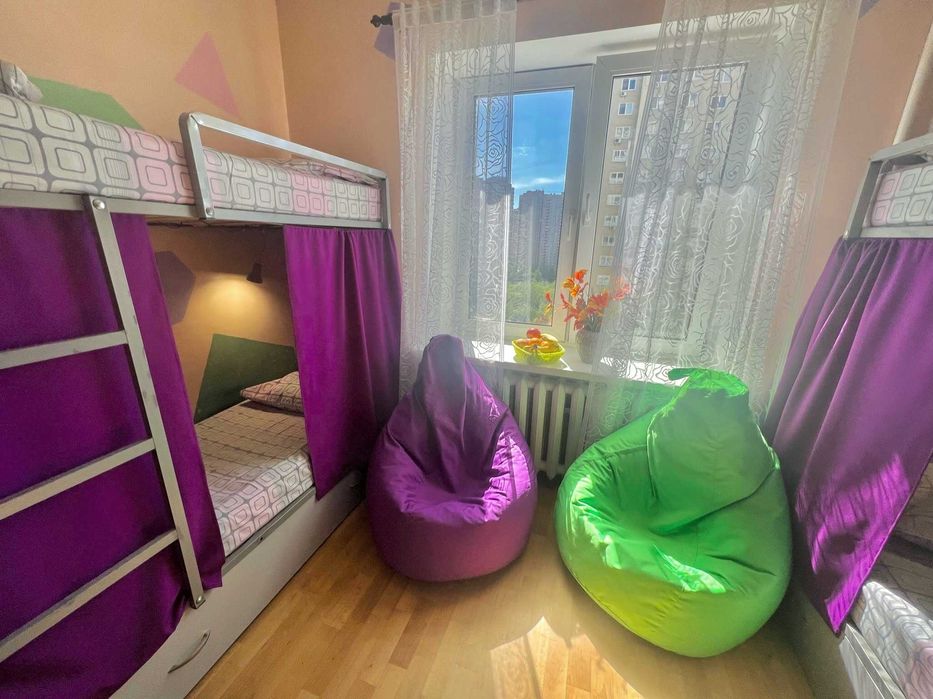 Хостел на Левом берегу в спальном районе, м.  Позняки