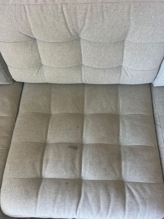 Sofá chaise longue verde Ikea