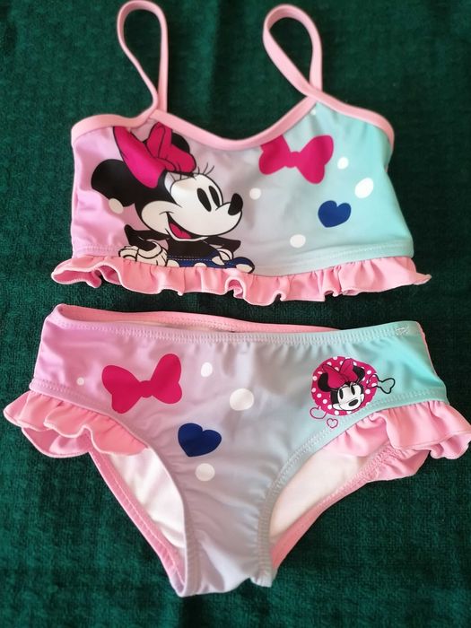 Kostium kąpielowy 110/116.Bikini.MYSZKA MINNIE DISNEY