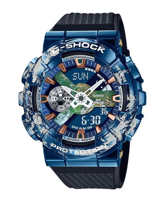 Часы Casio GM-110EARTH-1A ! Оригинал! Фирменная гарантия 2 года!